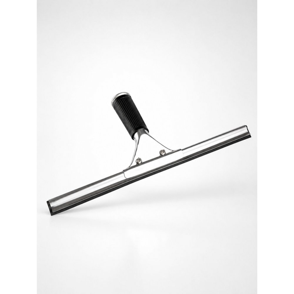 Racletă Profesională ArliSoft® din Inox pentru Spălat Geamuri – Lamă din Cauciuc, 35 cm, Mâner Ergonomic
