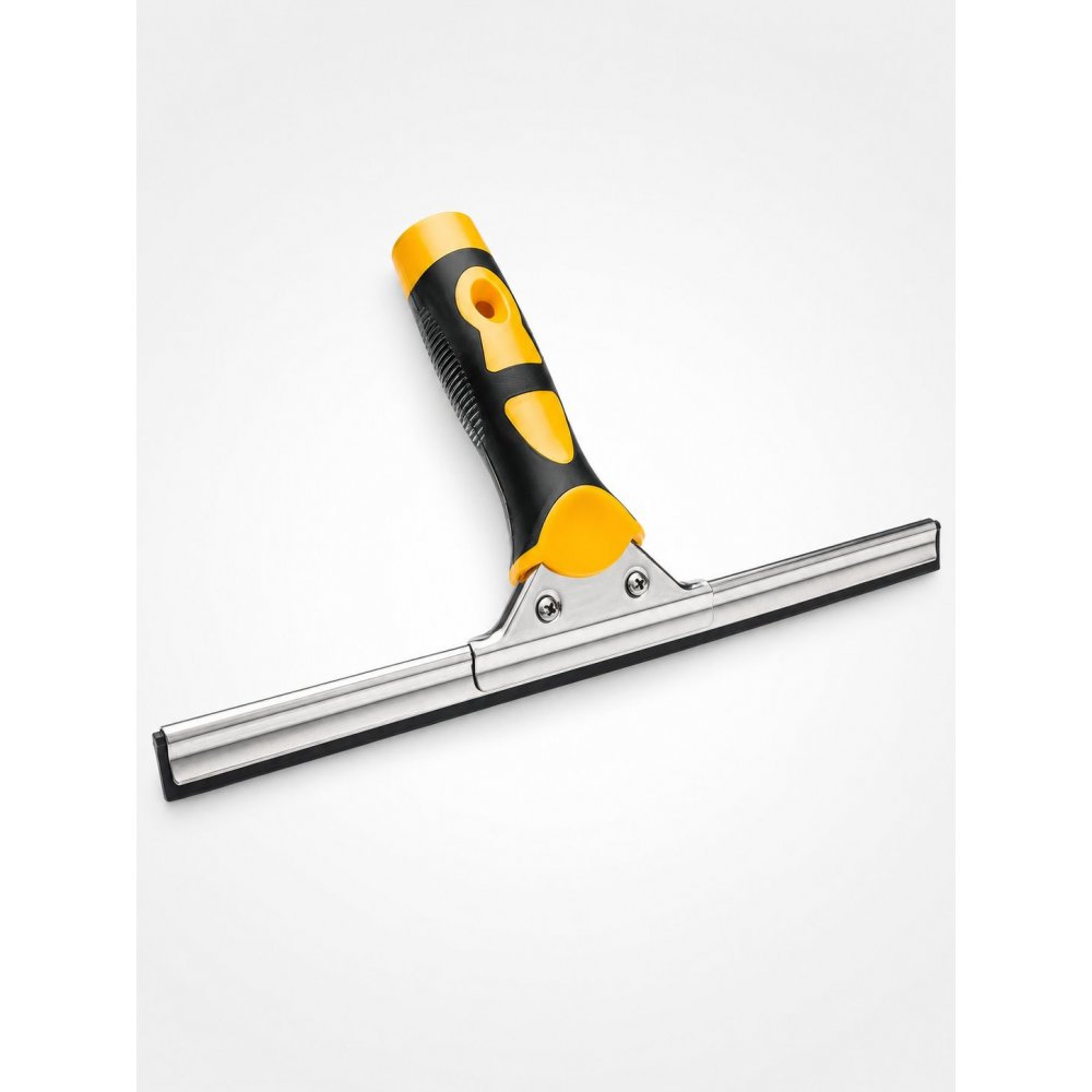 Racletă Profesională Premium din Inox pentru Geamuri – 35 cm – Compatibilă cu Mânere Telescopice conice