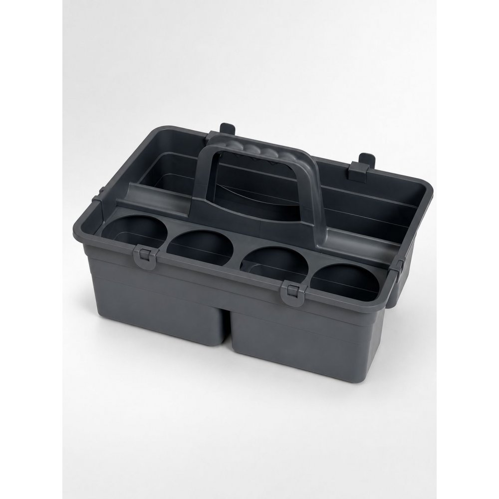 Suport Profesional ArliSoft® pentru Transportul Produselor de Curățenie – Compact, Ergonomic și Versatil