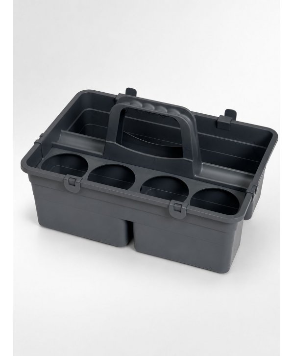 Suport Profesional ArliSoft® pentru Transportul Produselor de Curățenie – Compact, Ergonomic și Versatil