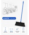 Mătură cu coadă metalică albastră, 1,3 m, lățime 34 cm – pentru birouri