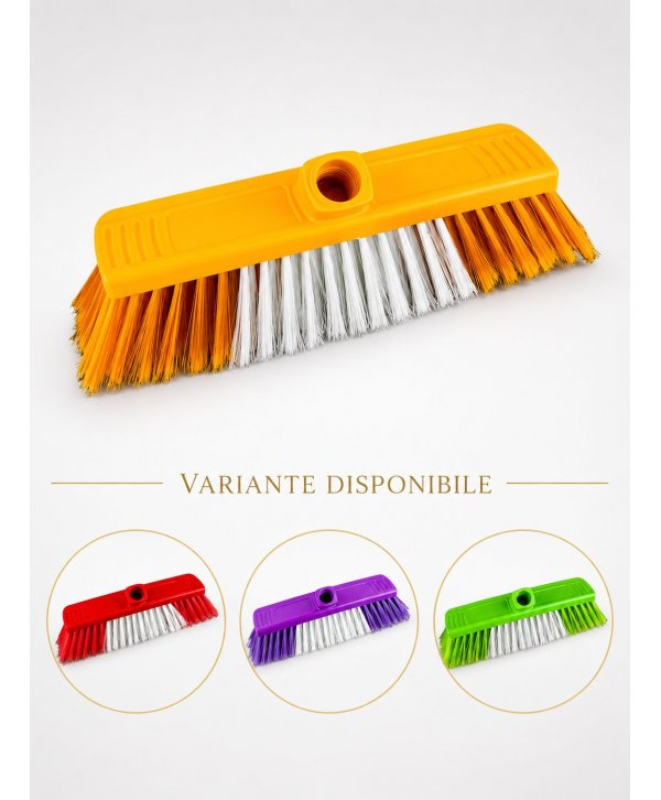 Produse de curatenie profesionale - Mătură Profesională pentru Interior cu Fir Moale – 25 cm – Pentru Suprafețe din Băi - arli.ro