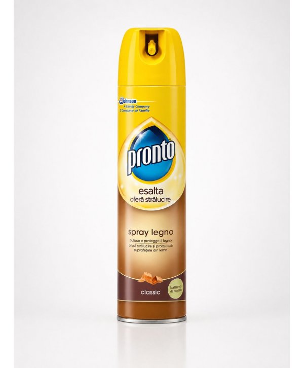 Pronto Spray pentru Mobilă 300 ml – Ulei Nutritiv 4 în 1 pentru Lemn Pronto Spray pentru Mobilă 300 ml – Ulei Nutritiv 4 în 1 pentru Lemn