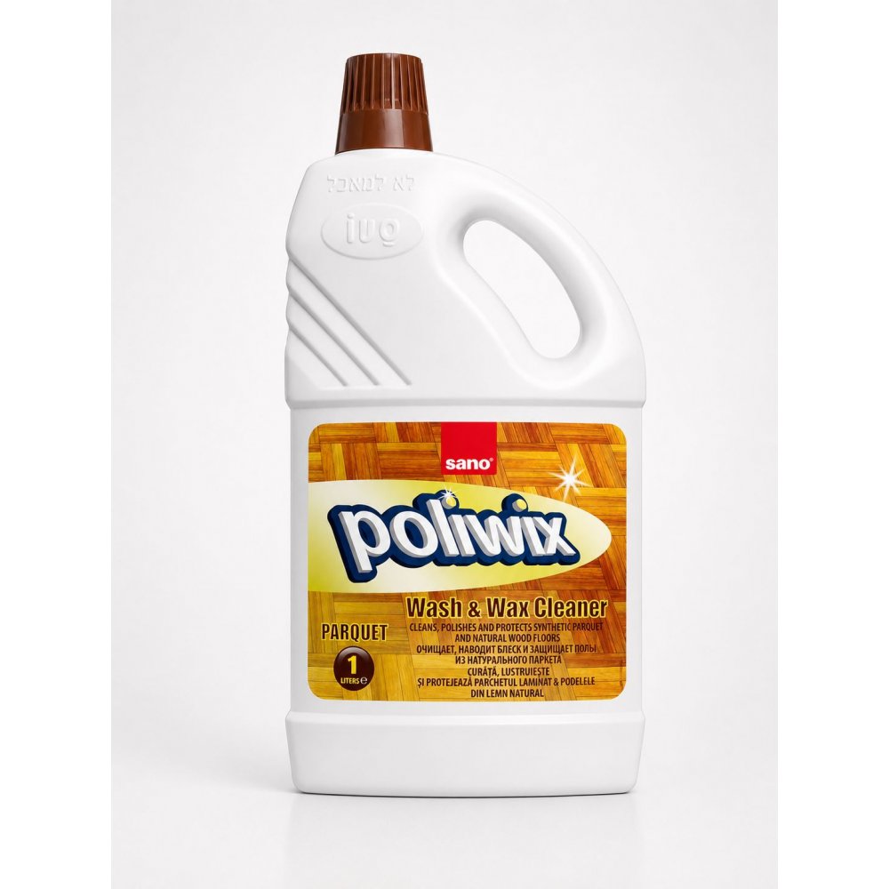 Sano Poliwix Parquet 1L – Detergent Profesional pentru Parchet și Podele din Lemn