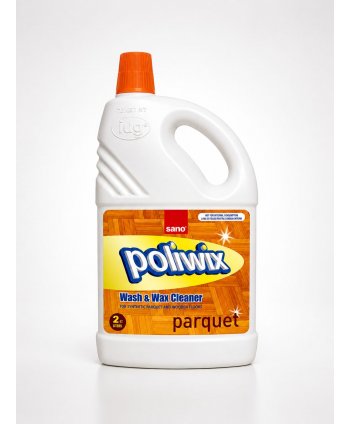 Detergenti profesionali - Sano Poliwix Parchet 2L – Protecție și Strălucire pentru Podele din Lemn - arli.ro
