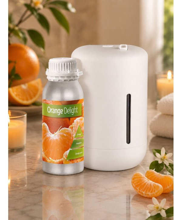 Pachet Promoțional ArliScent® 75 + Ulei Esențial Orange Delight 500 ml Odorizare profesională premium cu explozie de energie Pachet Promoțional ArliScent® 75 + Ulei Esențial Orange Delight 500 ml Odorizare profesională premium cu explozie de energie