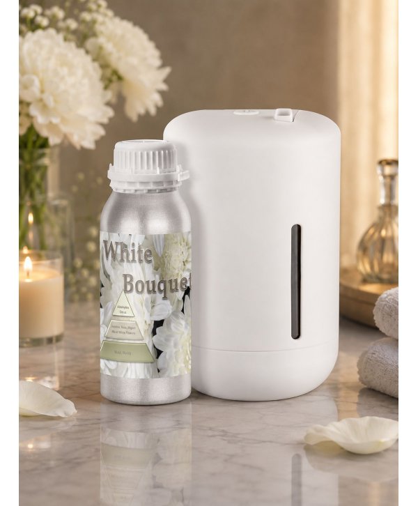 Pachet Promoțional ArliScent® 75 + Ulei Esențial White Bouquet 500 ml Odorizare profesională premium pentru spații mari Pachet Promoțional ArliScent® 75 + Ulei Esențial White Bouquet 500 ml Odorizare profesională premium pentru spații mari