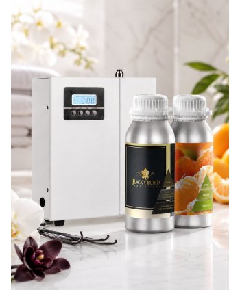 Pachet Difuzor Profesional de Uleiuri Esentiale ArliScent + Black Orchid 500ml + Orange Delight 500ml