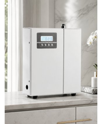 Dispenser pt ulei esential odorizant, acoperire 200 mp, priza, metalic, cheie, HVAC, nebulizare, alb, ArliScent 200P