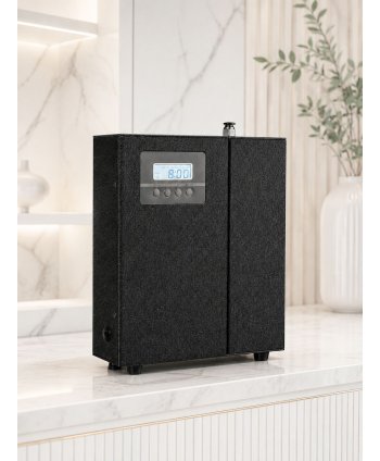 Dispenser de ulei esential odorizant, acoperire 200 mp, priza, metalic, cheie, HVAC, nebulizare, negru, ArliScent 200P