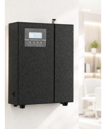 Dispenser de ulei esential odorizant, acoperire 200 mp, priza, metalic, cheie, HVAC, nebulizare, negru, ArliScent 200P
