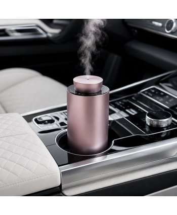 Difuzor Rose Gold pentru esențe odorizante prin nebulizare – Soluția ideală pentru auto și birou