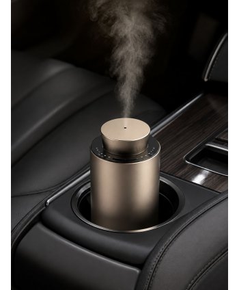 Difuzor Gold Champagne pentru esențe odorizante prin nebulizare – Soluția ideală pentru auto și birou