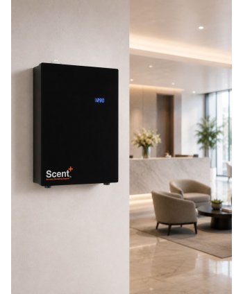 Aparat odorizant ulei esential, acoperire 700 mp, priza, app, bluetooth, instalatie HVAC, rezervor 150 ml, ScentPlus 700