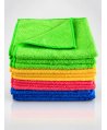Pachet de 12 Lavete Colorate din Microfibra – Performanță Superioară pentru Curățenie Uscată și Umedă