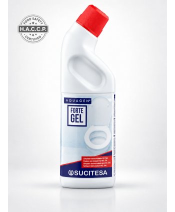 Aquagen Forte Gel 1L – Soluție Profesională Acreditată H.A.C.C.P. pentru Curățarea și Igienizarea Vasului WC