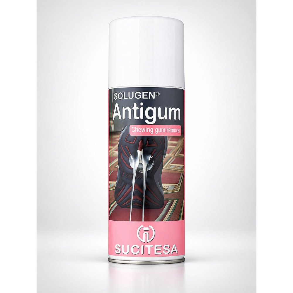 Solugen Antigum 520 ml – Soluția Profesională pentru Îndepărtarea Gumei de Mestecat, Lipiciului și Reziduurilor Aderente
