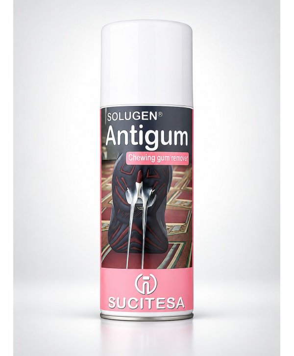 Solugen Antigum 520 ml – Soluția Profesională pentru Îndepărtarea Gumei de Mestecat, Lipiciului și Reziduurilor Aderente
