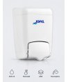 Dozator pentru sapun lichid Jofel Azur, capacitate 400 ml, ABS de inalta calitate, rezervor reincarcabil, alb