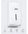 Dozator sapun lichid Jofel SMART, capacitate 1000 ml, vizor de nivel, ABS de inalta calitate, inchidere cu cheie, alb