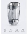 Dozator de sapun lichid Clar Systems din gama Trendy, ABS antistatic metalizat, 800 ml, rezervor cu reumplere, Spania