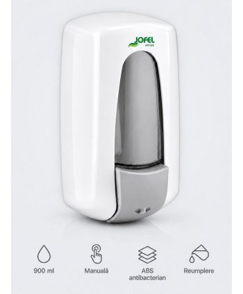 Dozator Săpun Antibacterian cu Ioni de Argint, Sterilizare Permanenta SteriTouch® - Jofel Aitana Antibac