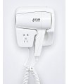 Uscator de par cu suport Clar Systems alb mat – hoteluri si wellness