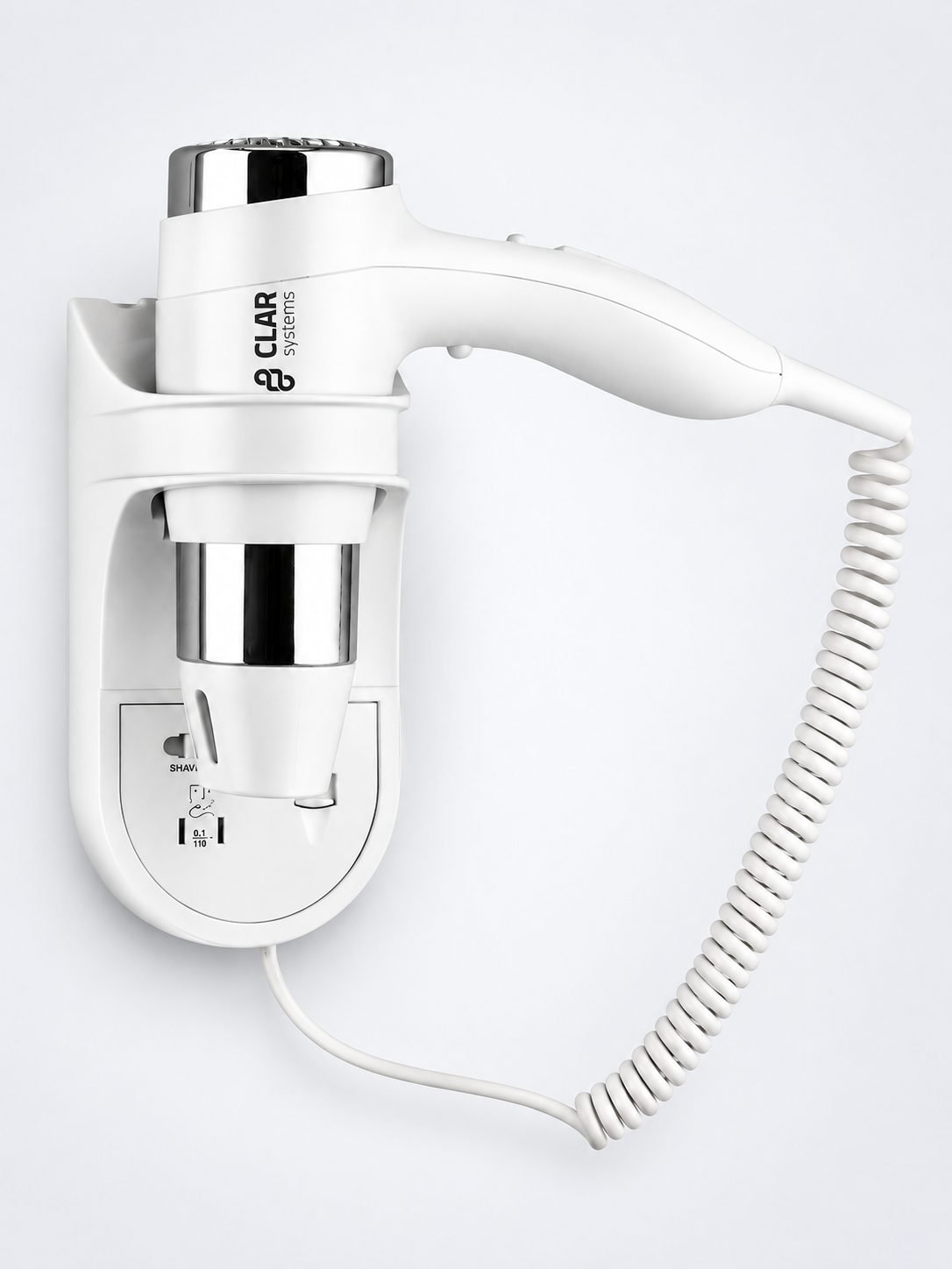 Uscator de par mural Clar Systems Pro alb – hotel si wellness