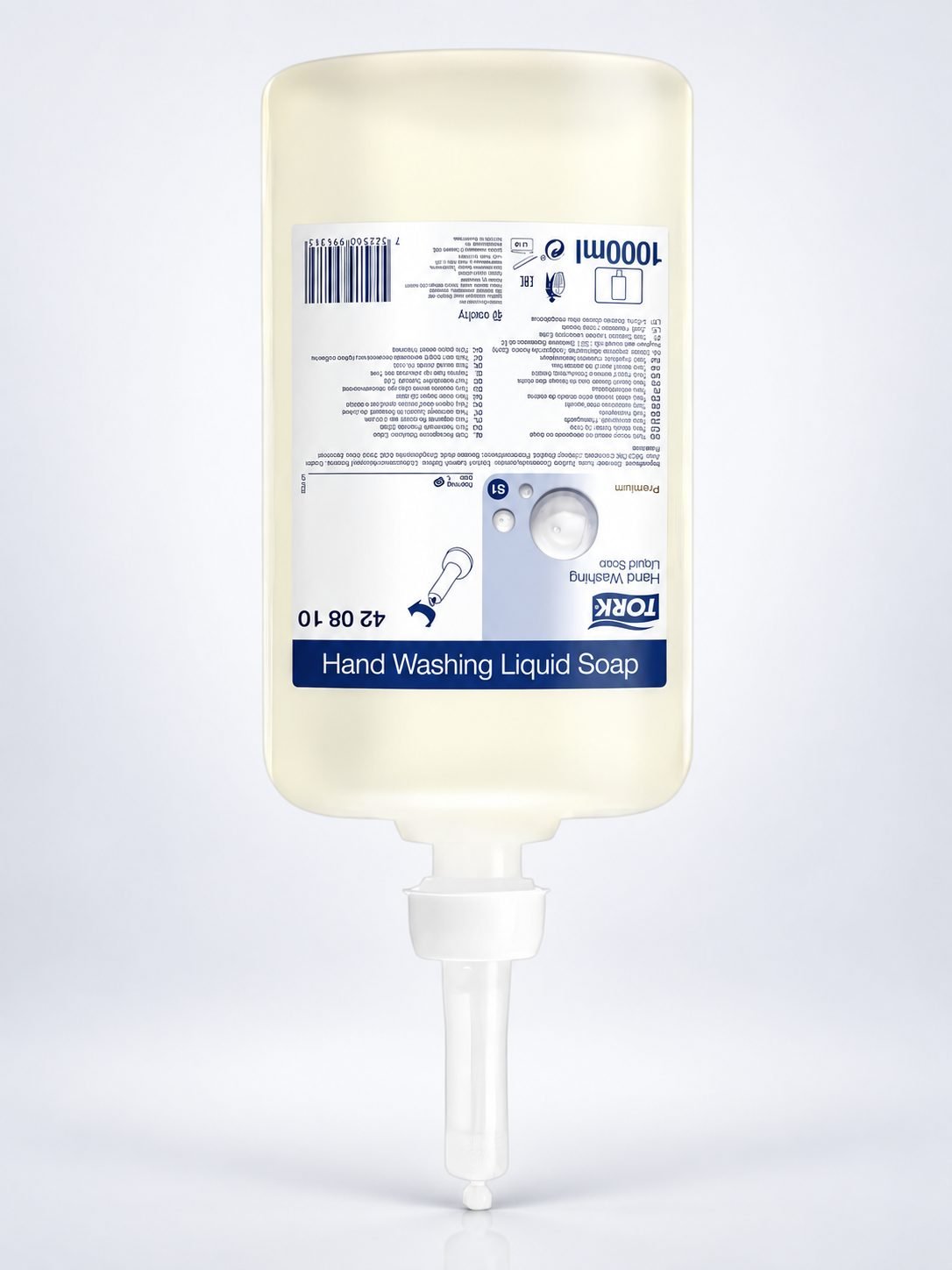 Săpun Lichid pentru Spălarea Mâinilor Tork Premium S1 – Rezervă 1000 ml, Cod 420810