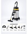 Aspirator profesional umed/uscat ArliTech® 3435 Inox – Putere 1200W, Eficiență și Sustenabilitate