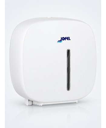 Dispenser Hârtie Igienică Jumbo Jofel TIMELESS alb – Funcționalitate și Design pentru Spații Moderne