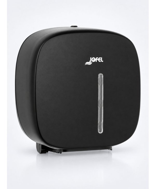 Dispenser Hârtie Igienică Jumbo Jofel TIMELESS negru – Eleganță Mată și Durabilitate pentru Spații Moderne Dispenser Hârtie Igienică Jumbo Jofel TIMELESS negru – Eleganță Mată și Durabilitate pentru Spații Moderne