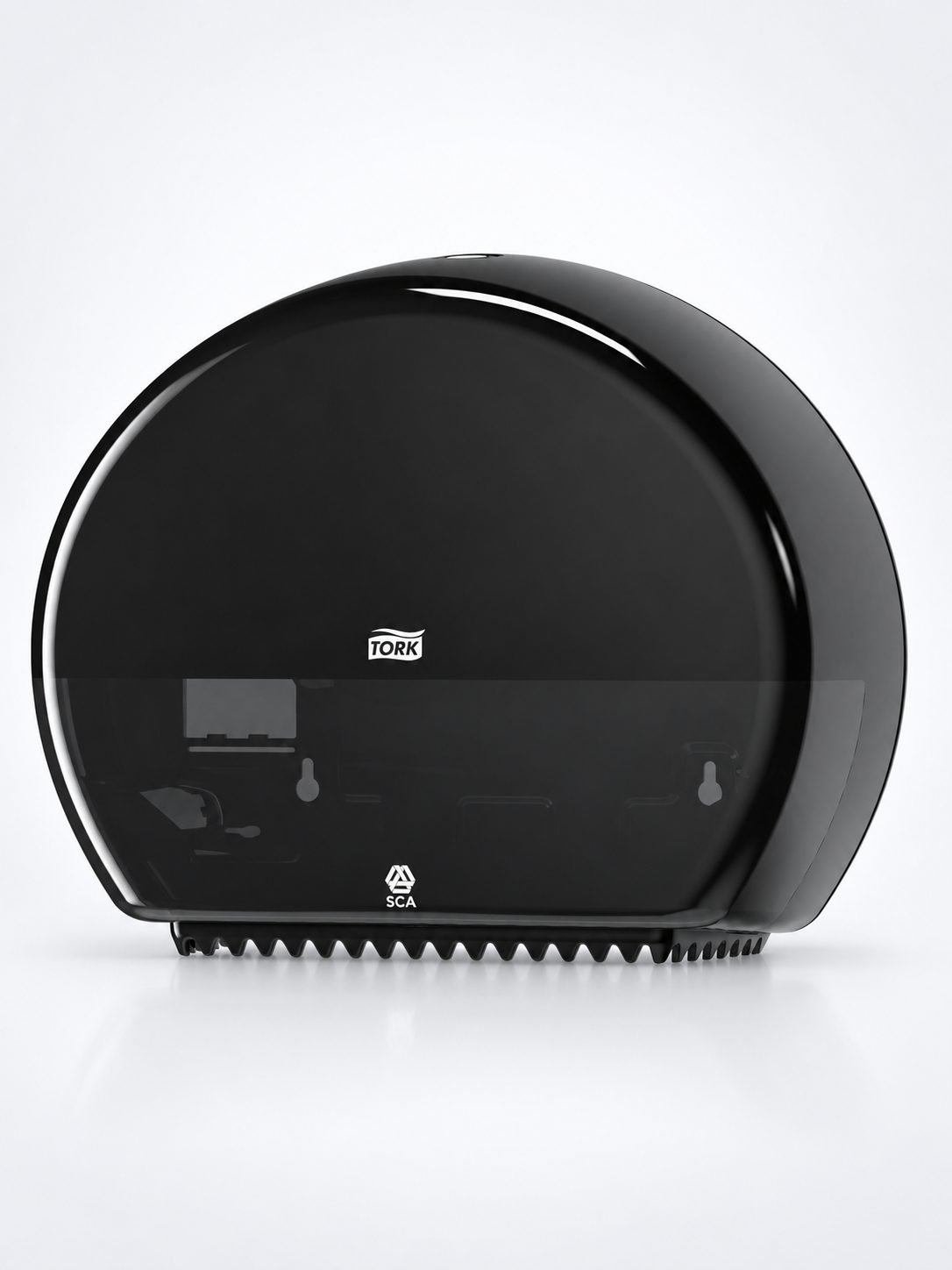 Dispenser Hârtie Igienică Tork Mini Jumbo T2 – Negru Elevation Design, cod 555008