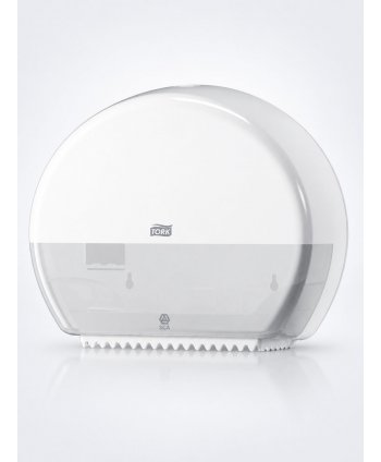Dispenser Hârtie Igienică Tork Mini Jumbo T2 – Alb Elevation Design, cod 555000