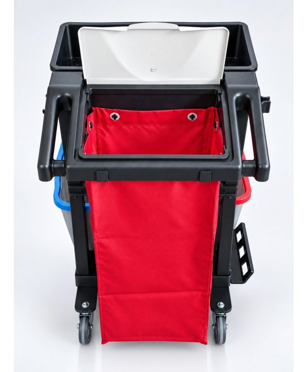 Cărucior de Curățenie Compact ArliPlus® M38 – Performanță și igienă în spații restrânse Cărucior de Curățenie Compact ArliPlus® M38 – Performanță și igienă în spații restrânse
