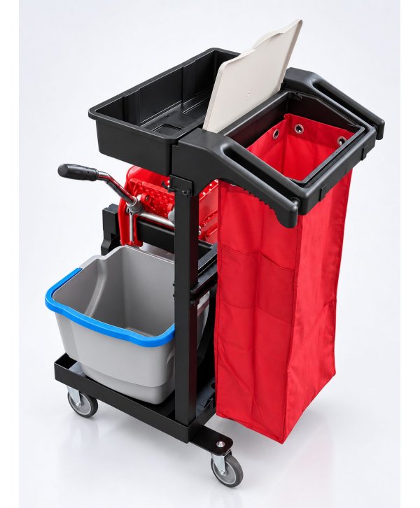 Cărucior de Curățenie Compact ArliPlus® M38 – Performanță și igienă în spații restrânse Cărucior de Curățenie Compact ArliPlus® M38 – Performanță și igienă în spații restrânse