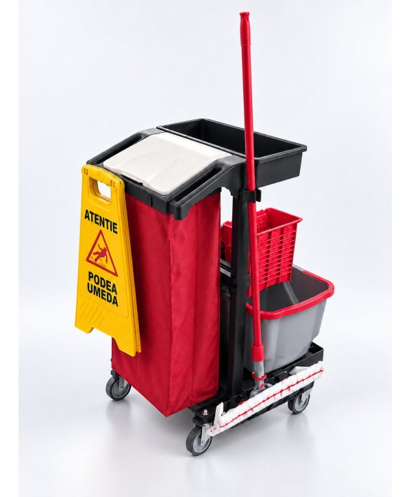 Cărucior de Curățenie Compact ArliPlus® M38 – Performanță și igienă în spații restrânse Cărucior de Curățenie Compact ArliPlus® M38 – Performanță și igienă în spații restrânse