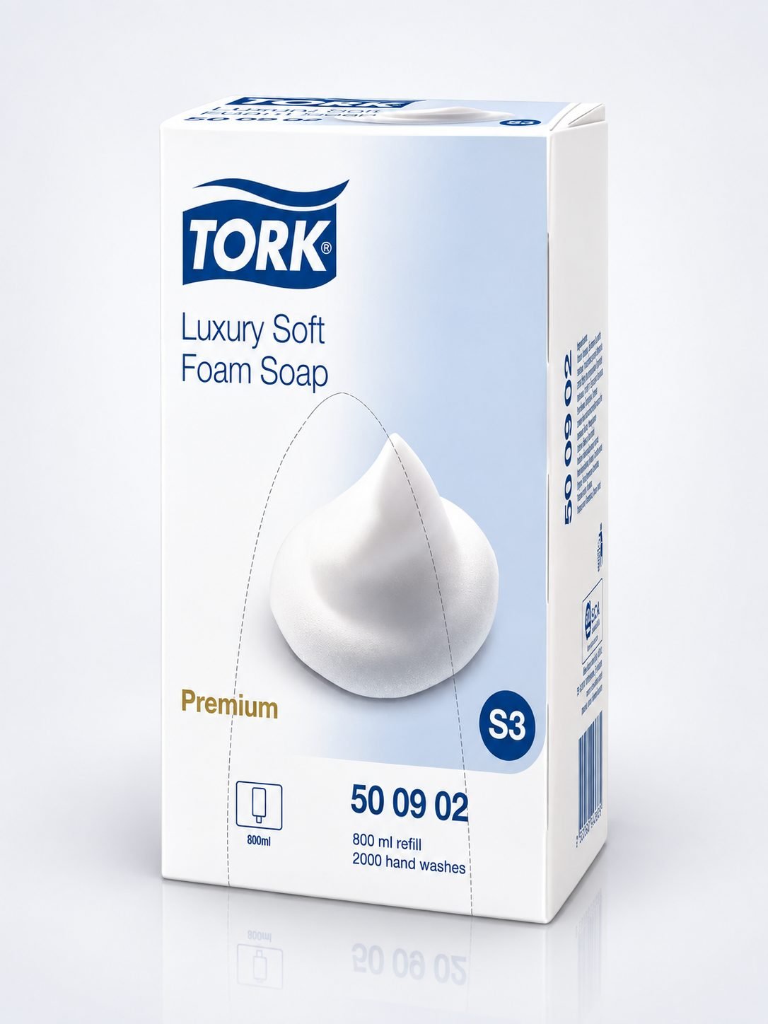 Săpun Spumă Luxury Tork S3 Premium – Rezervă 800 ml, Cod 500902