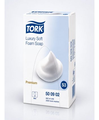 Săpun Spumă Luxury Tork S3 Premium – Rezervă 800 ml, Cod 500902