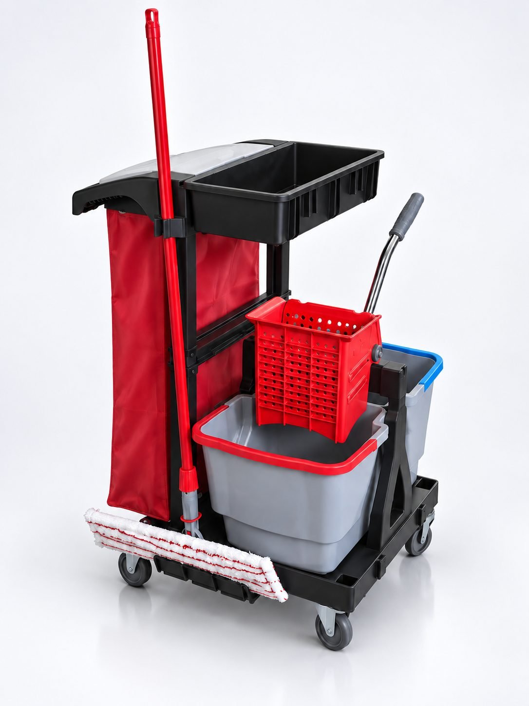 Cărucior de Curățenie Compact ArliPlus® M38 – Performanță și igienă în spații restrânse