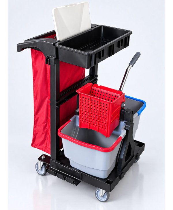 Cărucior de Curățenie Compact ArliPlus® M38 – Performanță și igienă în spații restrânse Cărucior de Curățenie Compact ArliPlus® M38 – Performanță și igienă în spații restrânse