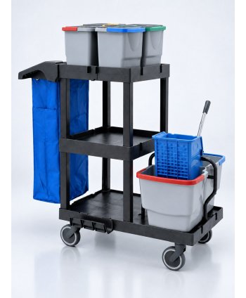 Cărucior de Curățenie ArliPlus® Evo Complet – Performanță și Versatilitate Maximă