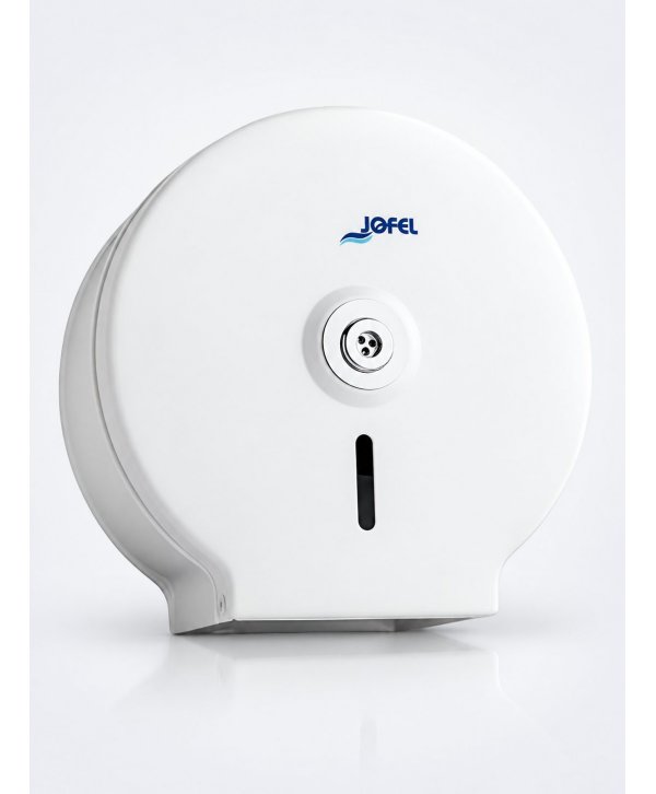 Dispenser Premium din Metal Electro Zincat pentru Role de Hârtie Igienică Jumbo - Jofel Classic, Antivandalism