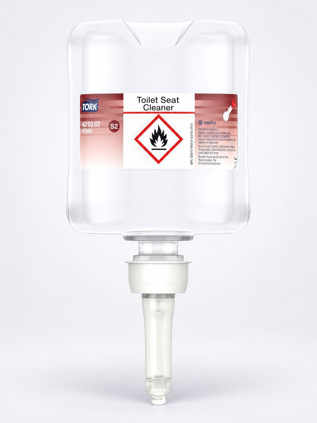 Soluție pentru Curățarea Colacului WC Tork S2 – Rezervă 475 ml, Cod 420302