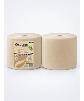 Hartie Prosop Ecoologica din fibre de celuloza Fiberpack® , 3 straturi, 800 portii, 200 metri, Lucart 851217