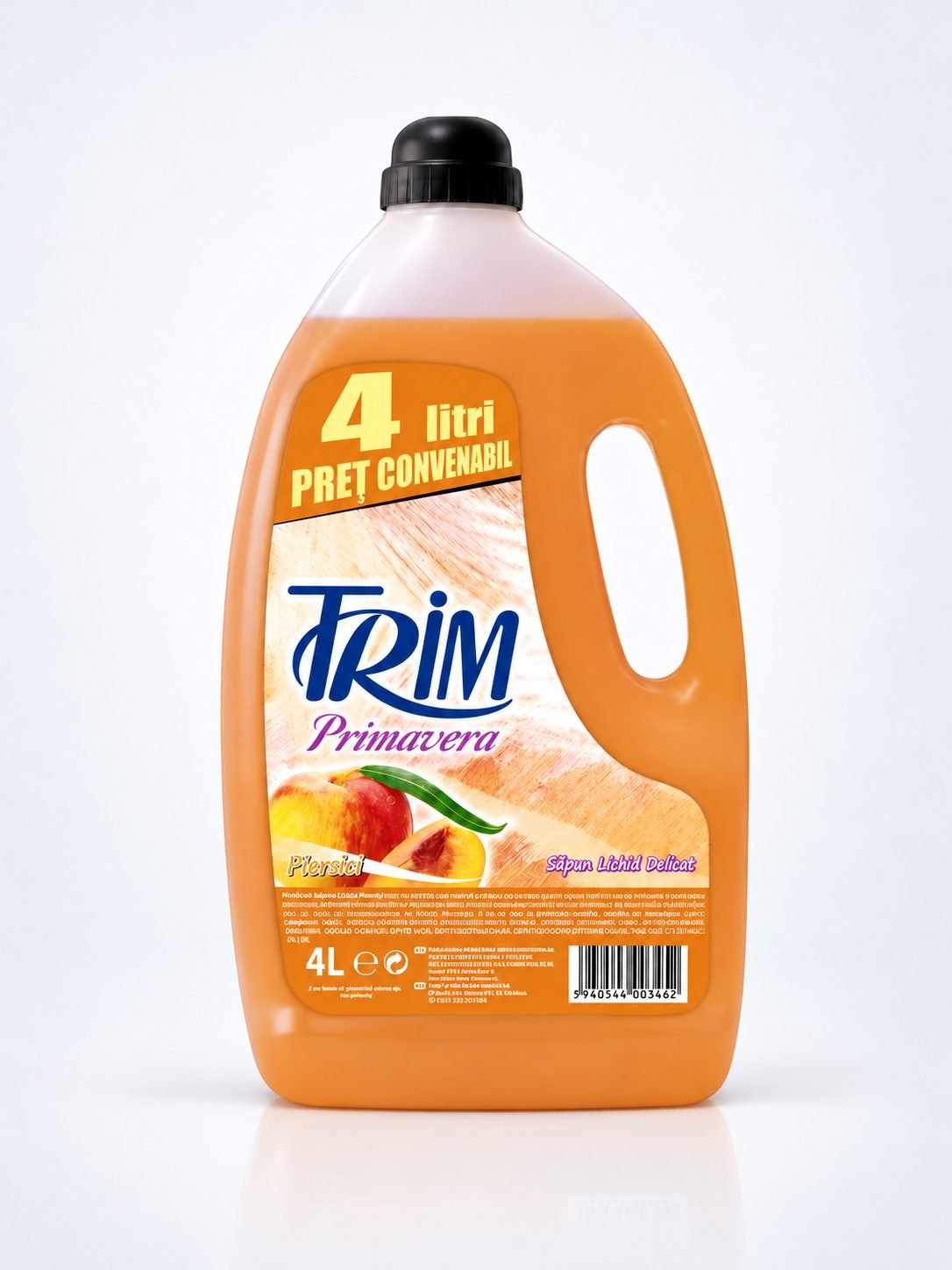 Săpun Lichid Delicat - Trim Primavera Piersică 4L | Curățare și Hidratare Zilnică