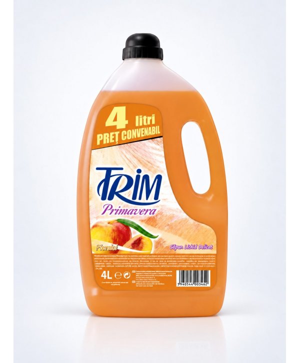 Săpun Lichid Delicat - Trim Primavera Piersică 4L | Curățare și Hidratare Zilnică Săpun Lichid Delicat - Trim Primavera Piersică 4L | Curățare și Hidratare Zilnică