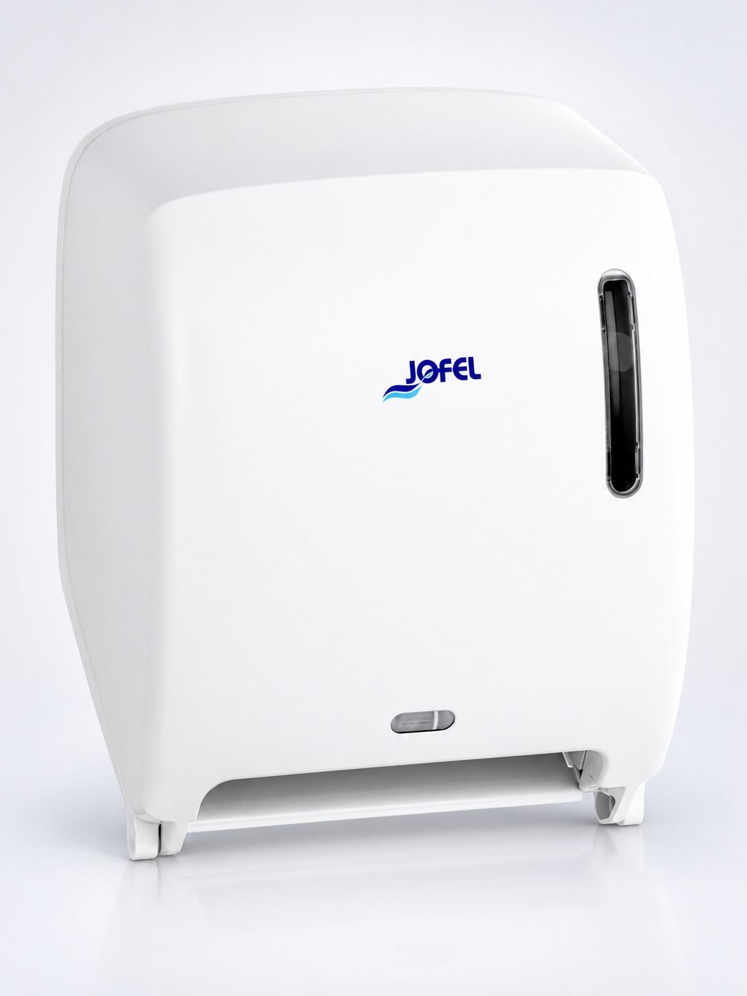 Dispenser Prosop Hârtie cu Sensor Jofel TIMELESS, Alb Mat – Igienă Automatizată, Sustenabilitate și Control Avansat
