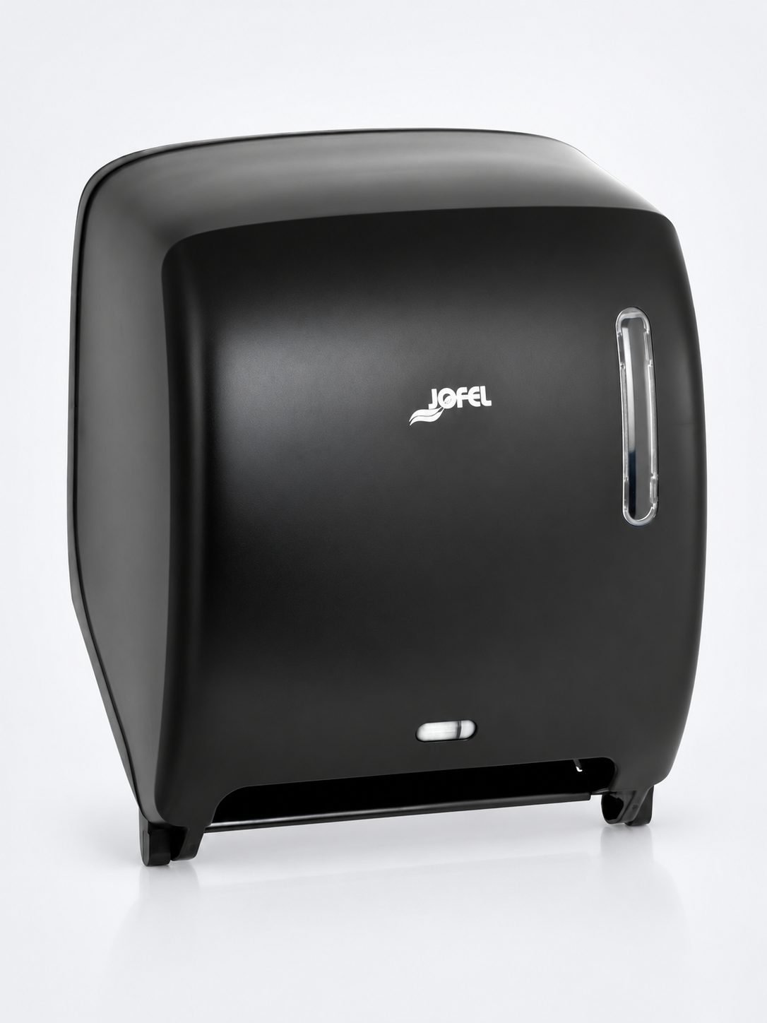 Dispenser Prosop Hârtie cu Sensor Jofel TIMELESS, Negru Mat – Eleganță, Igienă Automată și Sustenabilitate Avansată