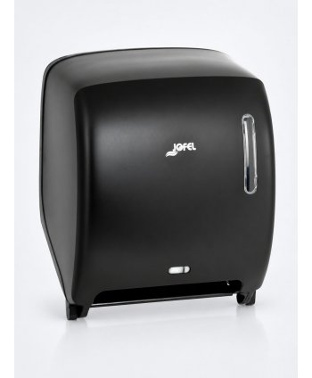 Dispenser Prosop Hârtie cu Sensor Jofel TIMELESS, Negru Mat – Eleganță, Igienă Automată și Sustenabilitate Avansată